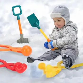 Montessori Sport în aer liber Zăpadă Jucării pentru Copiii de la 3 La 7 Ani Bulgăre de zăpadă Clip Zăpadă Lut Mingea Filtru de Jucărie Bulgări de zăpadă Mucegai Jucarii Copii