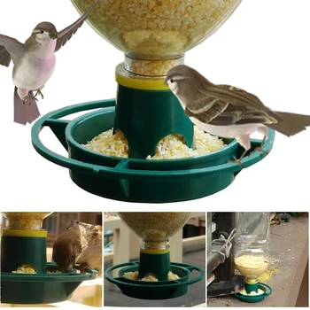 1 buc Automată Semințe de Păsări Sălbatice Alimentare Pădure Agățat cupa Grădină de Alimentare Alimentator de Pasăre în aer liber, piscină Interioară Hrana pentru animale de Companie Instrumente 0