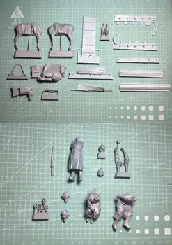 1/35 Rășină Model Figura GK，Neasamblate și nevopsite kit