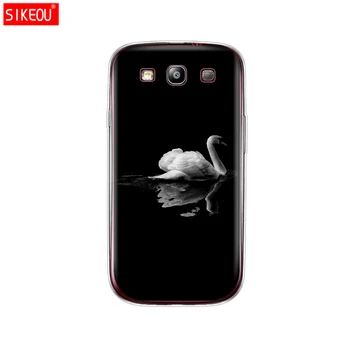 Caz Pentru Samsung Galaxy S3 Caz i9300 silicon moale telefon, husa pentru Samsung S3 spoiler coque completă de 360 de Protecție copas negru