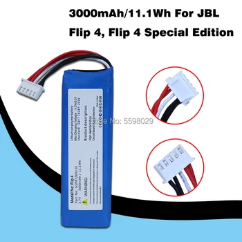 Baterie de înaltă Calitate GSP872693 01 3.7 V 3000mAh/11.1 Wh Baterie pentru JBL Flip 4, Flip 4 Special Edition