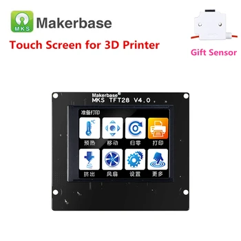 Imprimare 3d elemente MKS TFT28 V4.0 touchscreen Rep Rap controler de panou de ecran colorat SainSmart splash screen monitor lcd 1