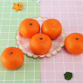 10buc Artificiale Portocaliu de Simulare Mandarina Spumă de 1:1 de Fructe False Decor Acasă de Învățământ mijloace de învățământ INS Foto Grops