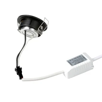 3W Led Downlight Alb/Negru/Auriu/Argintiu Corp Estompat Spot COB LED mini lumina plafon Interior LED Spot de Iluminat