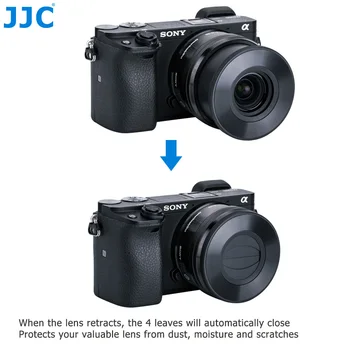 JJC Auto Capac Obiectiv pentru Sony E PZ 16-50mm F3.5-5.6 OSS & FE 28-60 mm F4-5.6 Lentile pentru Sony A6600 A6500 A6400 A6300 A6100 SELP1650