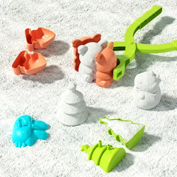 Montessori Sport în aer liber Zăpadă Jucării pentru Copiii de la 3 La 7 Ani Bulgăre de zăpadă Clip Zăpadă Lut Mingea Filtru de Jucărie Bulgări de zăpadă Mucegai Jucarii Copii 3