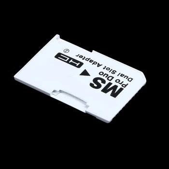 Cu o Singură Dual Slot Cititor de Card de Știri Micro SD SDHC TF la MS Memory Stick Pro Duo Reader Adaptor de Card pentru PSP