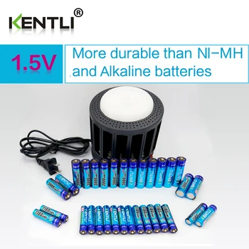 KENTLI aa și aaa baterii cu incarcator transport gratuit 1 5v baterie dropshipping baterie reîncărcabilă și baterie pentru acasă
