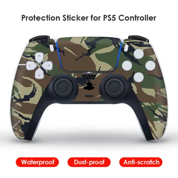 Camuflaj Piele Autocolant Pentru PS5 Controller Impermeabil Scratchproof Acoperire Pentru Sony PS5 Gamepad Joc Stick Accesorii 0