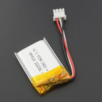 XINJ 3.7 V 470mAh Polimer baterie Reîncărcabilă Li Litiu Acumulator Lipo 582535 JST-XH 3pin 2.54 mm Pentru Camera Auto DIY GPS Sat Nav de Conducere
