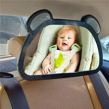 Drăguț Auto Oglinda Retrovizoare De La Distanță De Control Rotativ Oglindă Reglabilă Largă Masina Scaunul Din Spate Oglinda Retrovizoare Siguranță Copii Monitor 5