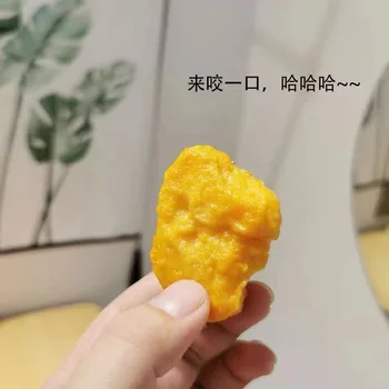 Moda Fried Chicken Nuggets Agrafe Fete Simulare Alimentare Accesorii de Par Design Unic, Drăguț Exagerat Cadouri pentru Copii