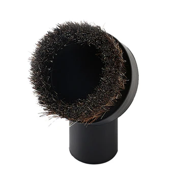 2 buc Universal de Înlocuire Rotund Praf Perie Moale Negru păr de Cal Aspirator Accesorii Cleaning Tool Perie de 32mm 0