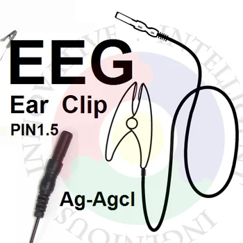 Avansate EEG Ureche Clip Electrod, Tremella Clorură de Clema Electrod, Potrivit pentru Openbci și Alte EEG Module