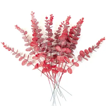 1buc Artificiale Frunze de Eucalipt Plante Artificiale Ramură Artificiale Fals, Flori de Nunta de Fotografiere Prop Acasă Decoratiuni Ghirlanda