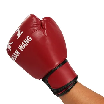 Roșu Și Negru Adulți Mănuși De Box Profesionist Saci De Nisip De Linie Mănuși De Kickboxing Mănuși De Pugilism Bărbați Femei Instruire Instrument De Luptă 2