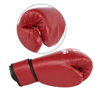 Roșu Și Negru Adulți Mănuși De Box Profesionist Saci De Nisip De Linie Mănuși De Kickboxing Mănuși De Pugilism Bărbați Femei Instruire Instrument De Luptă 5