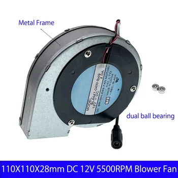 Pentru BL4447-04W-B49 11028 12V 2A 11CM DC Suflantă 110V 220V AC Alimentat Ventilator cu Viteză Variabilă Controler pentru DIY de Răcire