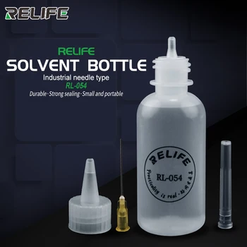 RELIFE RL-054 50ML rășină instrumente Gol E-lichid Plastic Flux de Alcool Sticla sticla de Parfum Cu Vârful Acului