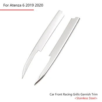 Din Oțel Inoxidabil, Accesorii Auto Masina Grila Fata Grila Tăiați Fâșii Autocolant Masina De Styling, Accesorii Pentru Mazda 6 Atenza 6 2019-2021
