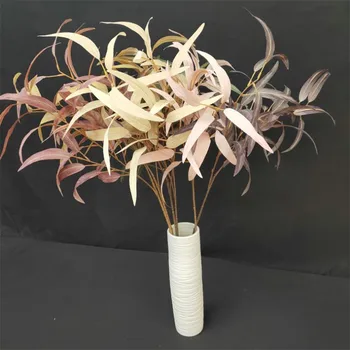 Unul Mătase Frunze de Salcie (6 tulpini/bucata) Filiala Simulare Verdeață Phoenix Salcie Tulpini de Nunta Acasa, Plante Artificiale