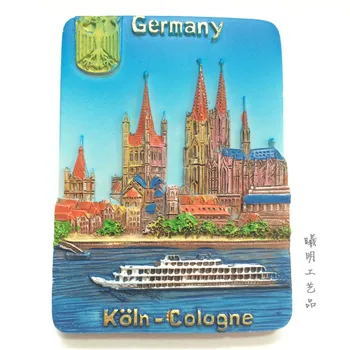 Koln Cologne, Germania Magneți de Frigider Decorative, Suveniruri Turistice 3D Handmade Frigider Magnetice, Autocolant Cadou Meserii