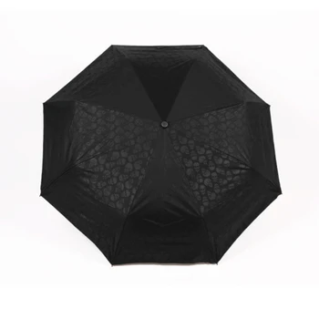 Designer de înaltă Calitate DIY Umbrela de Soare Ploaie Bărbați Automată Paraguas Mens Windproof Pliere Sombrilla Mare Negru Craniu Umbrele
