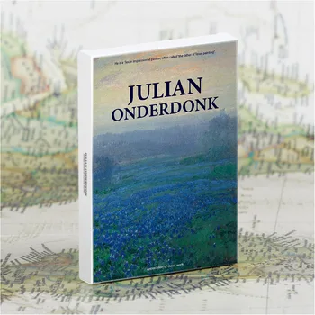 30 Buc/Set Julian Onderdonk Picturi În Ulei Carte Poștală Albastru Peisaj, Opera De Arta Mesaj De Felicitari Decor Acasă