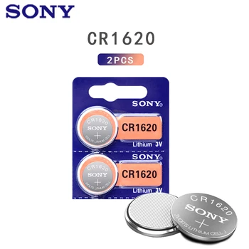 2 buc SONY CR1620 Butonul de Celule Monedă Baterii CR1620 Masina de Control de la Distanță Electrice Alarma 1620 ECR1620 DL1620 3V Baterie cu Litiu