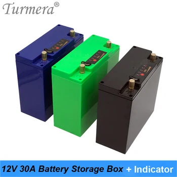 12V 30Ah Bateriei Cutie de Depozitare Caz cu Indicator DC Port Construi 48Pieces18650 Baterie pentru Alimentare Neîntreruptă 12V Turmera