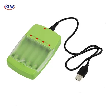 KLW4/8/16/20 Buc 1.5 V AA Reîncărcabile Baterii Alcaline cu 4 Sloturi Inteligent USB LED Încărcător Inteligent Jucărie Pentru aparate de Ras