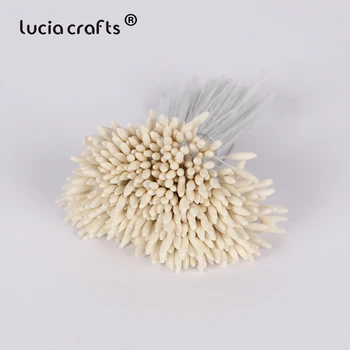 Lucia meserii 90/288pcs 2mm Alb Mat Singur Cap de Flori Stamen DIY Pistil Decor Tort de Ambarcațiuni C1201