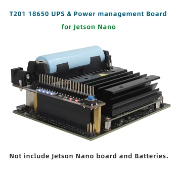 18650 UP & Power management placă de Expansiune, T201 Scut pentru NVIDIA Jetson Nano ( suporta doar un singur-celulă baterie 18650 )