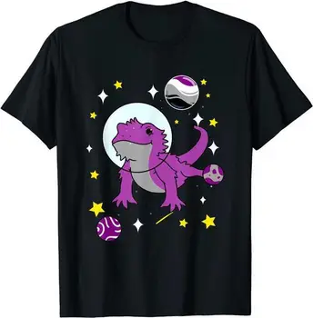 Asexuată Dragon Bărbos În Spațiu Asexuată Mândrie T-Shirt