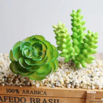 Artificiale Plante Suculente din PVC Mini Iarbă, Plante Artificiale Peisaj Fals Flori de Nunta Decor Bonsai planta artificiala