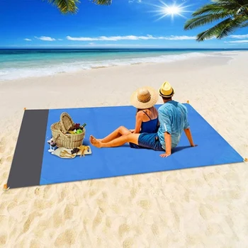Rezistent La Apa Buzunar Beach Blanket Pliabil Camping Saltea Saltea De Lumină Portabile, Saltea Picnic În Aer Liber Mat Mat Plaja