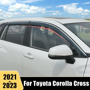 Pentru Toyota Corolla Cruce XG10 2021 2022 2023 Geamul Mașinii Copertine Parasolar Adăposturi de Aerisire Nuante Soare Ploaie Deflector de Paza Accesorii