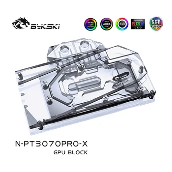 Bykski Apă Bloc Folosi pentru Palit GeForce RTX 3070/ 3060Ti GamingPro OC GPU Card / Plin de Acoperire de Cupru Radiator / RGB Lumina de SINCRONIZARE