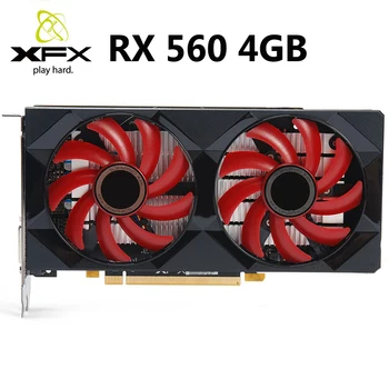 XFX RX 560 4GB GDDR5 plăci Grafice AMD RX 500 RX560D VGA placa Video RX560-4GB RX560 RX 564 4G HDMI DVI 7000MHz PCI 3.0 Folosit