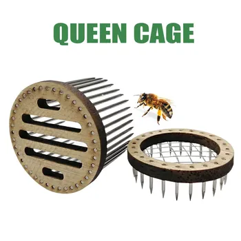 Noua Regină Albină Cușcă Ac Din Oțel Inoxidabil Tip Catcher Camera De Izolare Echipamente Apicole Apicultor Consumabile