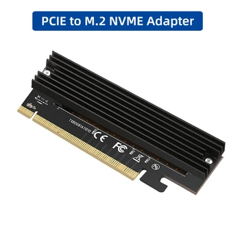 M. 2 PCIE x 16 Adaptor de Card NVMe SSD Adaptor PCI-e cu M. 2 Converter M. 2 M pentru Interfata PCI Express 3.0 x 4 2230 să 2280 Dimensiune