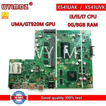 Folosit X541UJ UMA/GT920M GPU i3/i5/i7 CPU 0G/8GB RAM Placa de baza Pentru Asus X541UVK X541UJ X541UV F541U F541UV Laptop Placa de baza 5