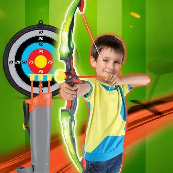 Arcul Și Pentru Copii, LED Lumina de tir cu Arcul Seturi de Jucării de Sport în aer liber, Tir cu Arcul Și Jucării Amuzante Obiective de Fotografiere Joc 4