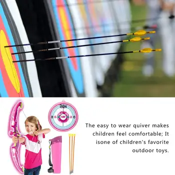 Arcul Și Pentru Copii, LED Lumina de tir cu Arcul Seturi de Jucării de Sport în aer liber, Tir cu Arcul Și Jucării Amuzante Obiective de Fotografiere Joc 5