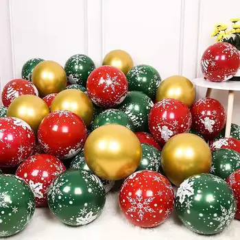 12 inch ChristmasLatex Baloane Vesele Decoratiuni de Craciun Pentru Casa Ornamente de Crăciun Agățat Pandantive Navidad Petrecere Balon Balon 1