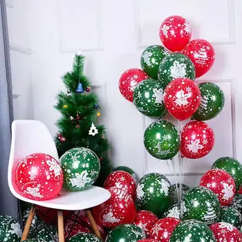 12 inch ChristmasLatex Baloane Vesele Decoratiuni de Craciun Pentru Casa Ornamente de Crăciun Agățat Pandantive Navidad Petrecere Balon Balon 4