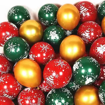 12 inch ChristmasLatex Baloane Vesele Decoratiuni de Craciun Pentru Casa Ornamente de Crăciun Agățat Pandantive Navidad Petrecere Balon Balon 5