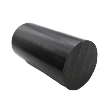 Negru din Plastic PVC Tijă Rotundă Bara de Instrumente de Inginerie