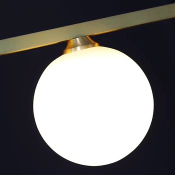 Post Modernă cu LED-uri Plafon Candelabru de tip Liniar de luat Masa Plafon Candelabru Agățat Lumini Insula de Bucatarie suspensie Lampa