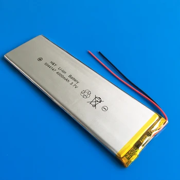 3.7 V 4000mAh Baterie Reîncărcabilă Litiu Polimer Lipo Pentru GPS DVD PAD Power Bank E-book Camera Tablet PC Laptop